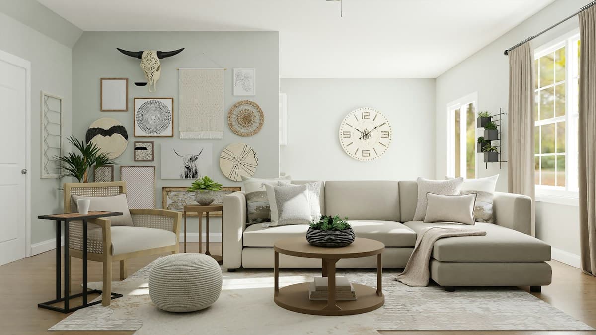 Bedroom furniture detail